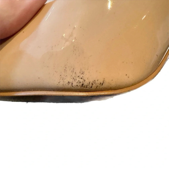 Michael Kors MK Classic Nude Patent  Leather Pointed Toe Heel Pump Size 8 Career - Picture 5 of 16